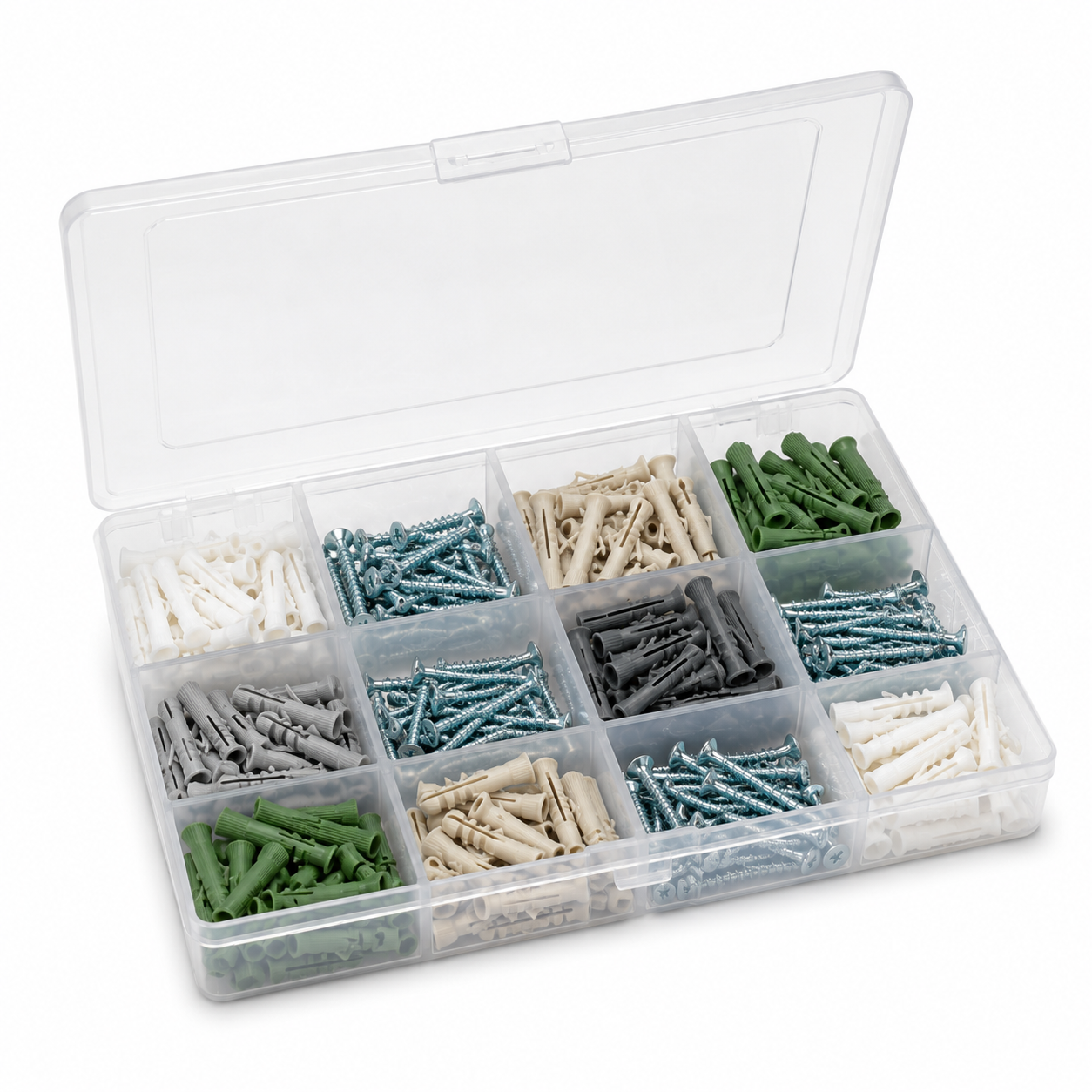 Hex Bolt Nut and Washer Set 120 Piece