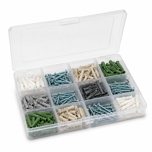 Hex Bolt Nut and Washer Set 120 Piece