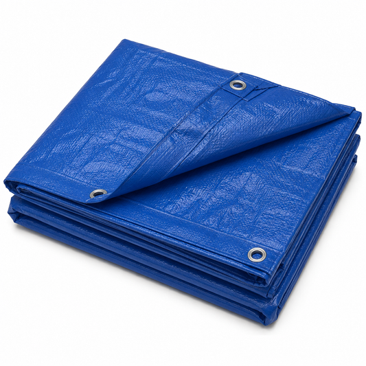Weather-Resistant Utility Tarp 8 x 10 Foot